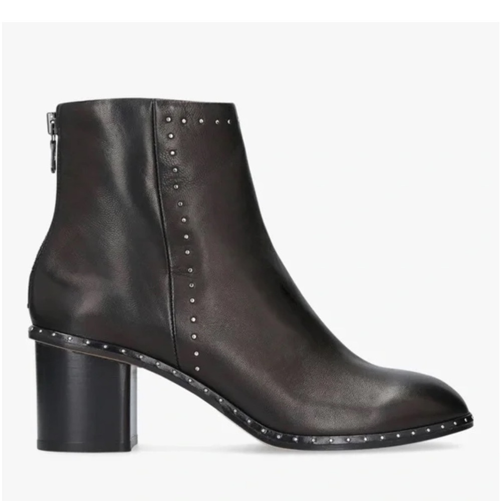 rag & bone Studded Black Ankle Boots